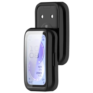 Etui z osłoną ekranu Bizon Case Watch Felipe do Huawei Band 11, czarne