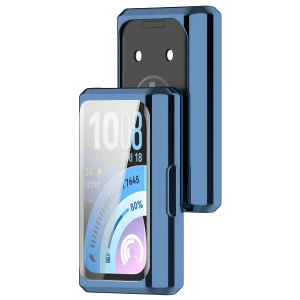 Etui z osłoną ekranu Bizon Case Watch Felipe do Huawei Band 11 Pro, niebieskie