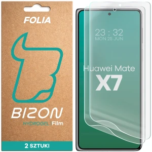 Folia hydrożelowa na ekran Bizon Film Hydrogel Front Duo do Huawei Mate X7, 2 sztuki