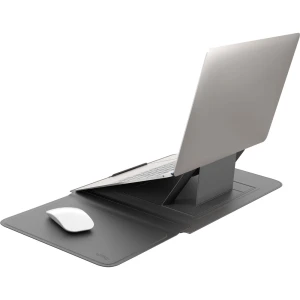 Pokrowiec na laptopa 13-14'' z podkładką na myszkę i funkcją standu, Allity ALS-100, czarny