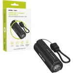 Powerbank z latarką Mobile Origin Compact PowerBank PB7, USB-C 12W, 5000 mAh + kabel USB-C, czarny