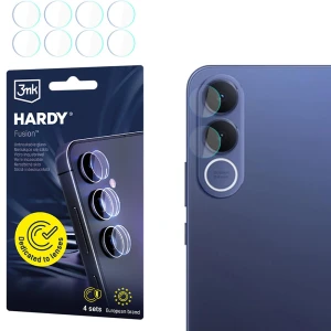 4x Szkło hybrydowe na soczewki aparatu, 3mk Hardy Fusion Lens Protection do Vivo V70 FE 5G