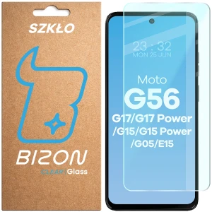Szkło hartowane Bizon Glass Clear do Motorola Moto G56/G17/G17 Power/G15/G15 Power/G05/E15