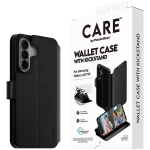 Etui z klapką Care by PanzerGlass Wallet Case with Kickstand do Galaxy A57 5G, czarne