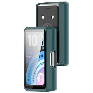 Etui ze szkłem do zegarka Bizon Case Watch Adamo do Huawei Band 11 Pro, zielone