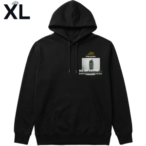 Bluza z kapturem, hoodie Pancernik Retro (nie ma lekko), czarna XL