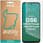 Folia hydrożelowa na ekran Bizon Film Hydrogel Front Duo do Motorola Moto G56/G17/G17 Power/G15/G15 Power/G05/E15, 2 sztuki