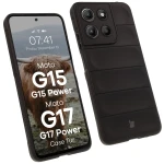 Pancerne etui Bizon Case Tur do Motorola Moto G17 / G17 Power / G15 / G15 Power, czarne