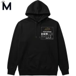Bluza z kapturem, hoodie Pancernik Sign (nie ma lekko), czarna M