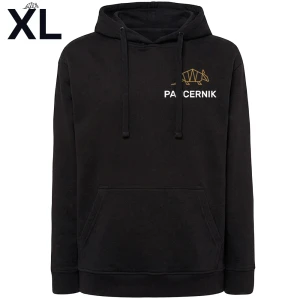Bluza z kapturem, hoodie Pancernik Classic, czarna XL