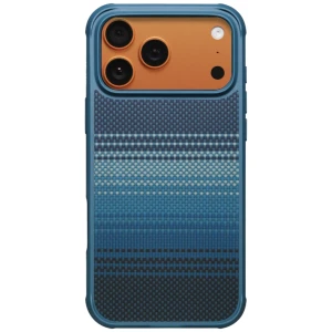 Etui aramidowe Pitaka Aramid ProGuard Case do MagSafe, do iPhone 17 Pro, niebieskie ombre