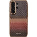 Etui aramidowe Pitaka Cairn Case do MagSafe, do Galaxy S26 Ultra, brązowo-czarne