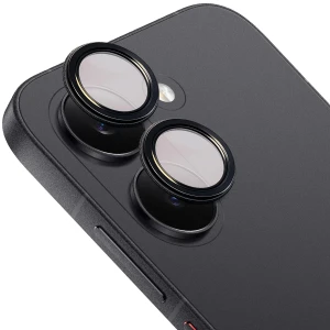 Szkło na aparat Bizon Glass Snap Lens do Xiaomi POCO X8 Pro, 1 zestaw, czarna ramka