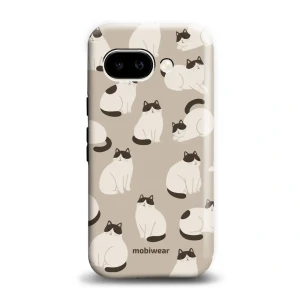 Etui ochronne do Google Pixel 10a, Mobiwear Elite Pro, kawa miau
