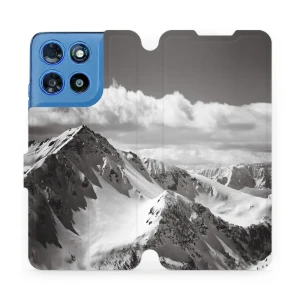 Etui z klapką do Motorola Moto G57 Power, Mobiwear Book, górski szczyt