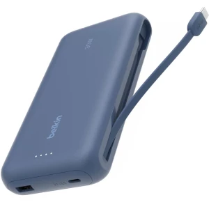 Bateria Belkin Boost Power Bank 20K 30W 20000 mAh z kablem USB-C PD, niebieska