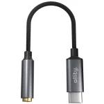 Adapter audio Allity ABA-200 z USB-C (męskie) do Mini-Jack 3.5 mm (żeńskie), szary 