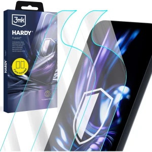 Szkło hybrydowe, 3mk Hardy Fusion do Honor 600 Lite 5G, 2 sztuki
