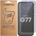 Prywatyzujące szkło hybrydowe Bizon Hybrid Shadow do Motorola Moto G77 5G, matowe