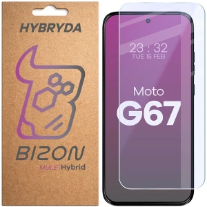 Elastyczne szkło hybrydowe Bizon Hybrid Mule do Motorola Moto G67 5G