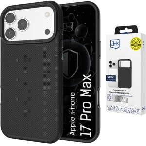 Etui 3mk Hardy Shockproof MagCase do MagSafe do iPhone 17 Pro Max, czarne