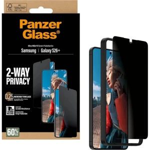 Szkło prywatyzujące z aplikatorem SAFE by PanzerGlass Ultra-Wide Fit Privacy + EasyAligner do Galaxy S26 Plus