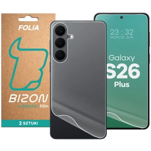 Folia hydrożelowa na tył i przód Bizon Film Hydrogel Pack do Galaxy S26 Plus