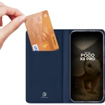 Etui z klapką Dux Ducis Skin Pro do Xiaomi POCO X8 Pro, niebieskie