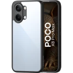Etui Dux Ducis AIMO do Xiaomi POCO X8 Pro Max, przezroczyste z czarną ramką