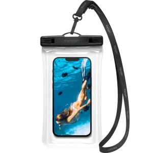 OUTLET: Etui wodoszczelne Spigen A610 Waterproof Float 1-Pack, przezroczysto-czarne