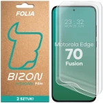 Folia hydrożelowa na ekran Bizon Film Hydrogel Front Duo do Motorola Edge 70 Fusion, 2 sztuki
