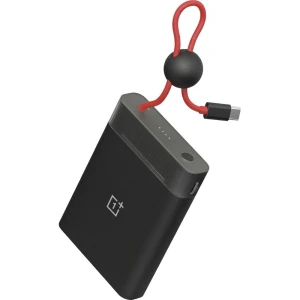 Powerbank magnetyczny OnePlus Magnetic Ring 10000mAh z wbudowanym kablem USB-C PD 22.5W, czarny