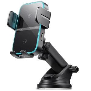 Uchwyt samochodowy z ładowarką indukcyjną na deskę rozdzielczą  15W, Joyroom ZS246 S, czarny
