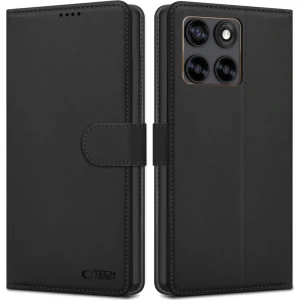 Etui z klapką Tech-Protect Wallet do Motorola Edge 70 Fusion / 70 Fusion+, czarne