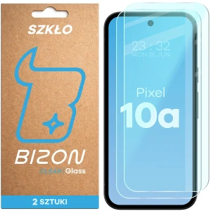 Szkło hartowane Bizon Glass Clear Duo do Google Pixel 10a, 2 sztuki