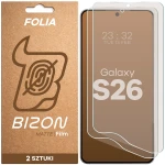 Folia matowa Bizon Film Matte Duo do Galaxy S26, 2 sztuki