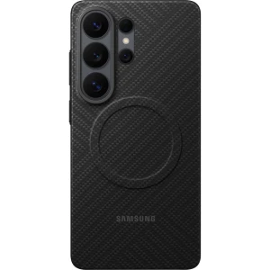 Oryginalne etui Samsung Carbon Magnet Case do MagSafe do Galaxy S26 Ultra, czarne z włóknem węglowym