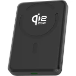Powerbank indukcyjny Qi2.2 25W, ERPOWER Twiggy, 5000 mAh do MagSafe, 35W, kabel USB-C, czarny