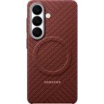 Oryginalne etui Samsung Carbon Magnet Case do MagSafe do Galaxy S26, czerwone z włóknem węglowym