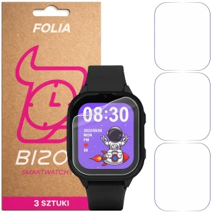 Folia ochronna na ekran zegarka Bizon Watch Film HydroFlex do Garett Kids Sun Ultra 4G, 3 sztuki