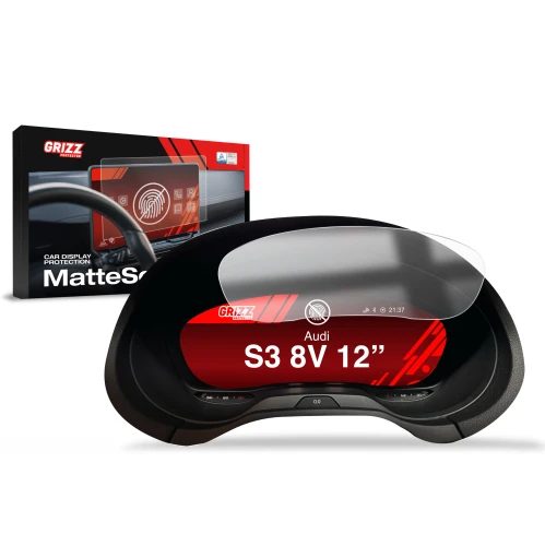 Folia matowa Grizz Protector do Audi S3 8V Virtual Cockpit Retrofit 12" (2012-2019)