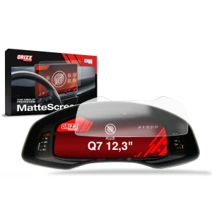 Folia matowa Grizz Protector do Audi Q7 Virtual Cockpit 12,3" (2019-2026)