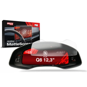 Folia matowa Grizz Protector do Audi Q8 Virtual Cockpit 12,3" (2018-2026)