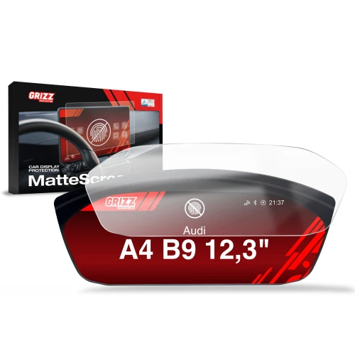 Folia matowa Grizz Protector do Audi A4 B9 Virtual Cockpit Plus 12,3" (2020-2024)