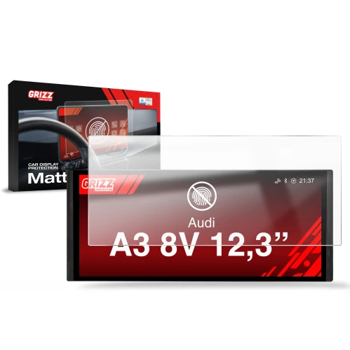 Folia matowa Grizz Protector do Audi A3 8V Android Radio 12,3" (2012-2020)