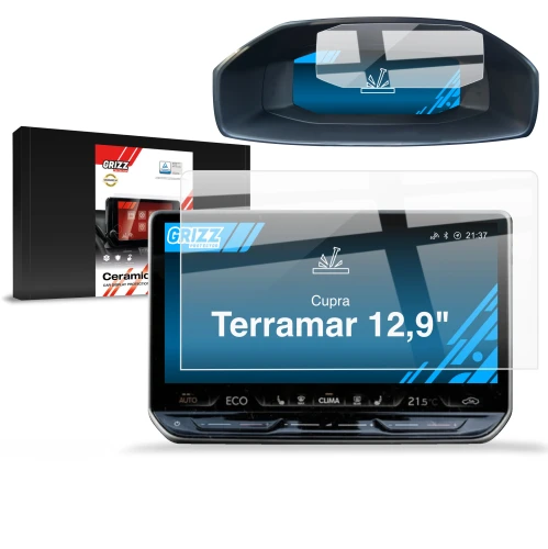 Folia ceramiczna 2w1 Grizz Protector do Cupra Terramar 12,9“ (2024-2026)