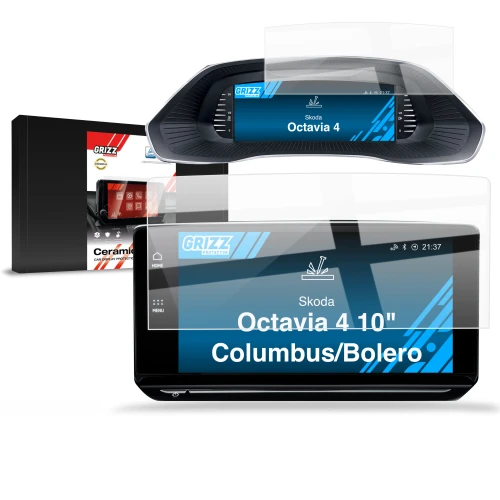 Folia ceramiczna 2w1 Grizz Protector do Skoda Octavia 4 10" Columbus/Bolero (2019-2024)