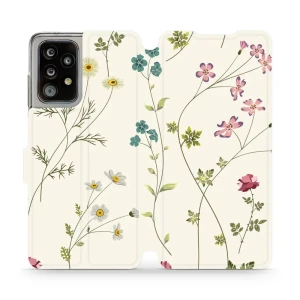 Etui z klapką do Galaxy A52s 5G, Mobiwear Book, polne kwiaty