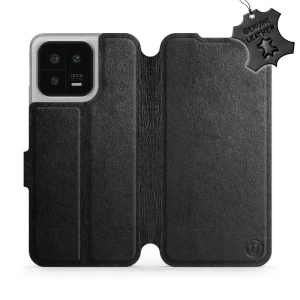 Etui z naturalnej skóry do Xiaomi 13, Mobiwear Leather, czarne