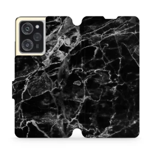 Etui z klapką do Xiaomi POCO X5 Pro, Mobiwear Book, czarny marmur